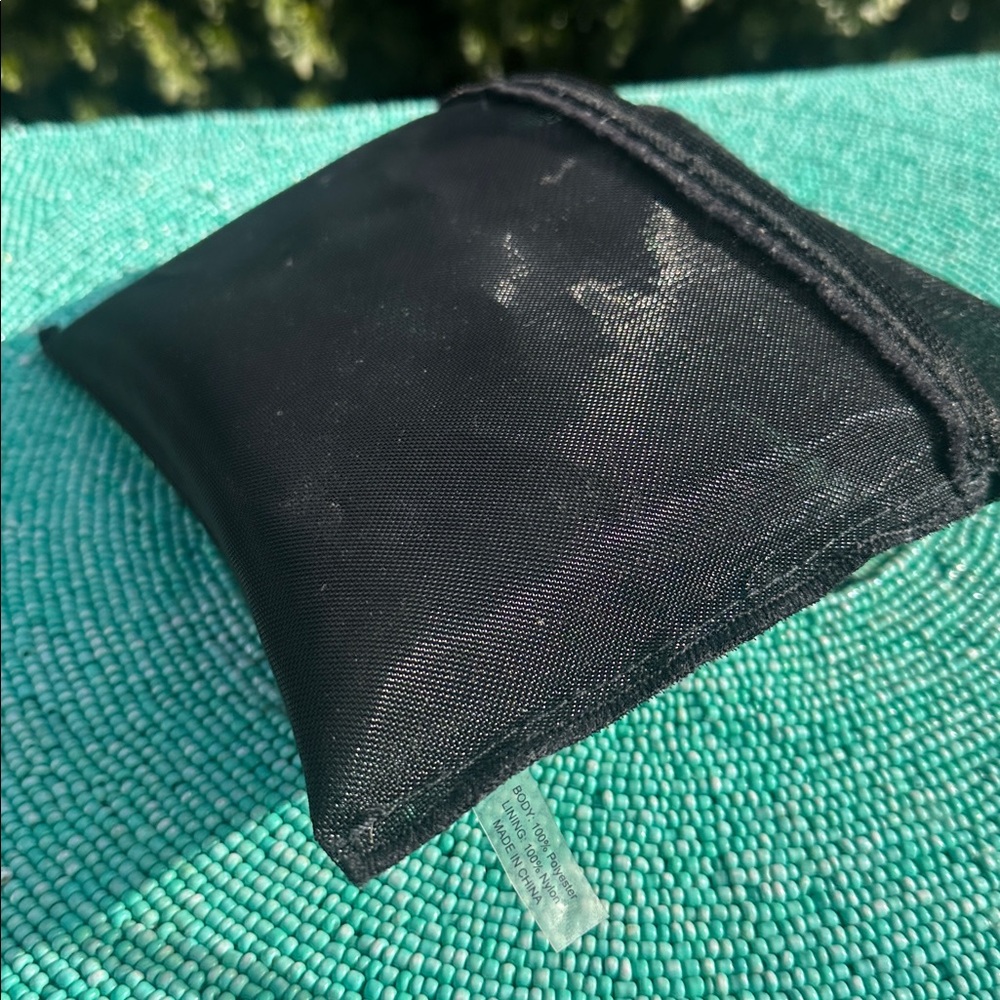 CHANEL Black Mesh Zipper travel Pouch-limited edition-used-good condition. - Picture 8 of 17